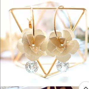 Crystal Flower Earrings